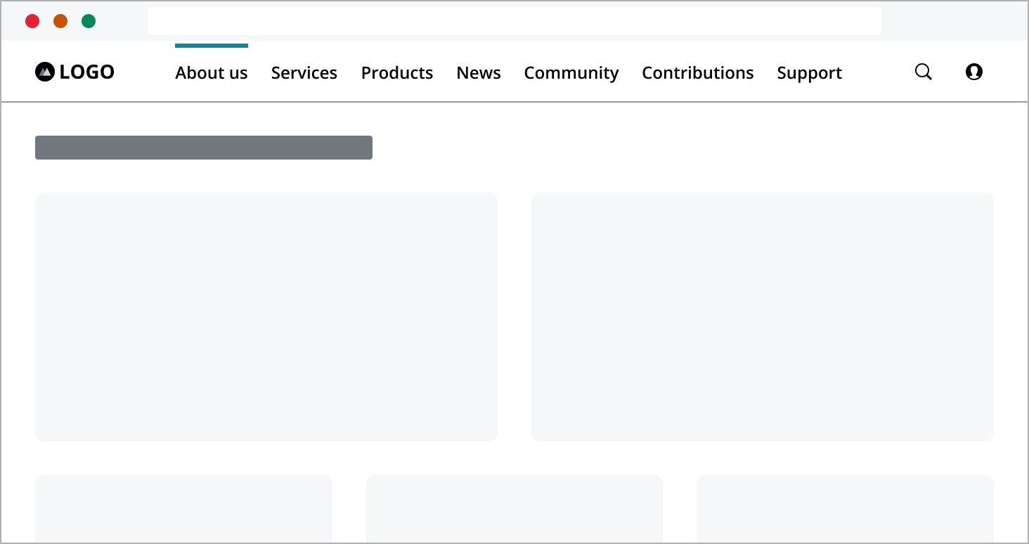 Example of expandable search